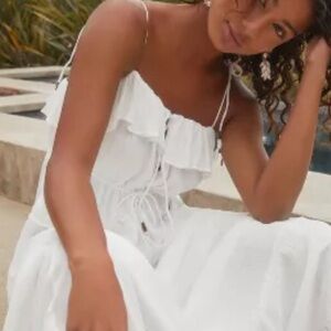 BY ANTHROPOLOGIE TIERED A-LINE DRESS